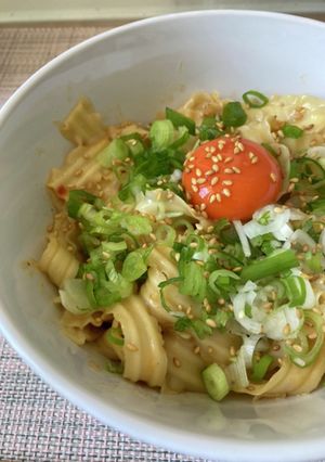 卵黄のせシンプル油そば-レシピのメイン写真
