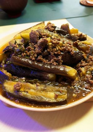 ナスとひき肉の甘辛炒め-レシピのメイン写真