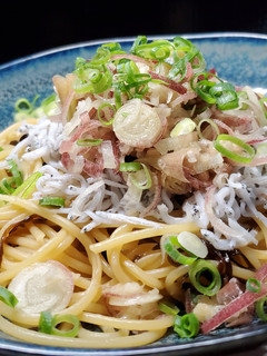 ミョウガのパスタ♪しらすもたっぷりで♪-レシピのメイン写真