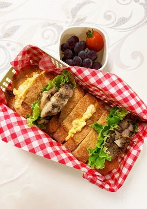高校生娘のお弁当2022.07.11-レシピのメイン写真
