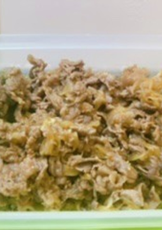 ＊作り置き・牛肉のみそとソースの炒り煮＊-レシピのメイン写真