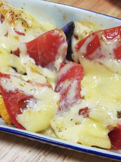 夏野菜のマヨチー焼き-レシピのメイン写真