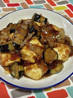 超簡単☆旨味堪能!揚げなすの揚げ出し豆腐-レシピのメイン写真