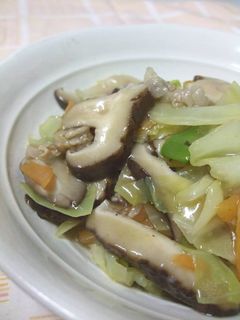 しいたけたっぷり♡あんかけ焼きそば-レシピのメイン写真