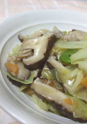 しいたけたっぷり♡あんかけ焼きそば-レシピのメイン写真