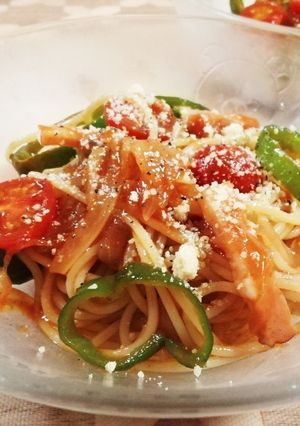 つめたい麺 冷製ナポリタン-レシピのメイン写真