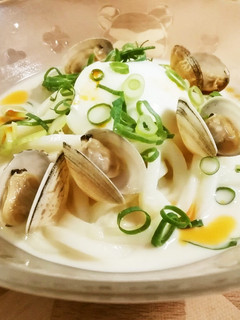 つめたい麺 冷製ボンゴレうどん-レシピのメイン写真
