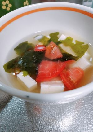 混ぜるだけ！冷たいお吸い物-レシピのメイン写真