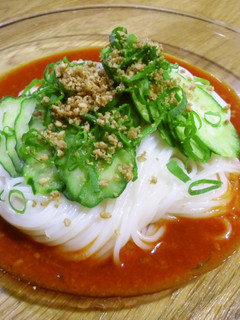 万能コチュジャンたれの冷たいお素麺-レシピのメイン写真
