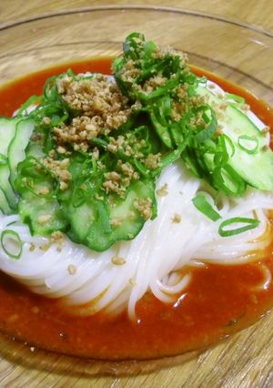 万能コチュジャンたれの冷たいお素麺-レシピのメイン写真
