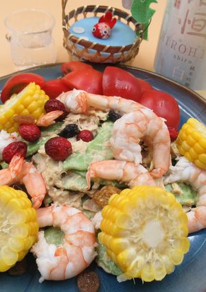つる豆と海老のツナサラダ-レシピのメイン写真