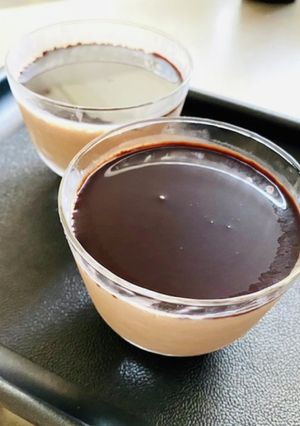 【マシュマロ】濃厚生チョコプリン-レシピのメイン写真