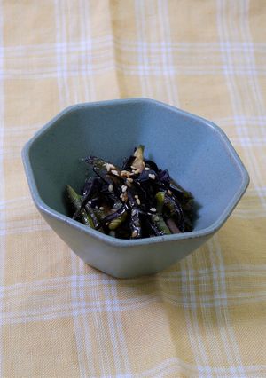 皮が主役!なすのきんぴら-レシピのメイン写真