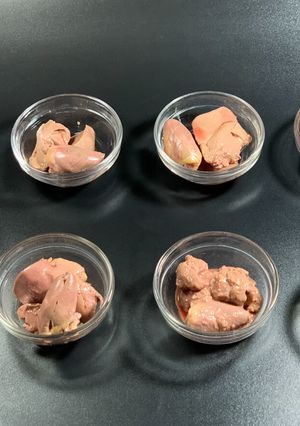 65℃ 鶏レバーの臭み抜き 比較実験-レシピのメイン写真