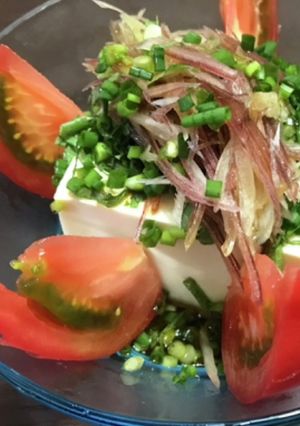 薬味たっぷりの冷奴-レシピのメイン写真