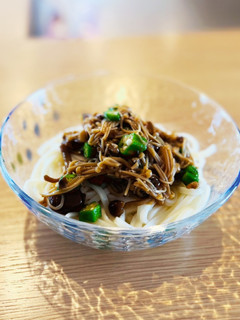 えのき★なめこ★オクラの冷やしうどん-レシピのメイン写真
