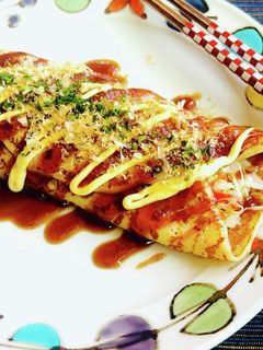 お好み焼クレープ-レシピのメイン写真