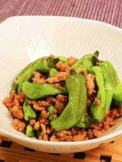 鶏ひき肉とししとうの甘辛煮-レシピのメイン写真