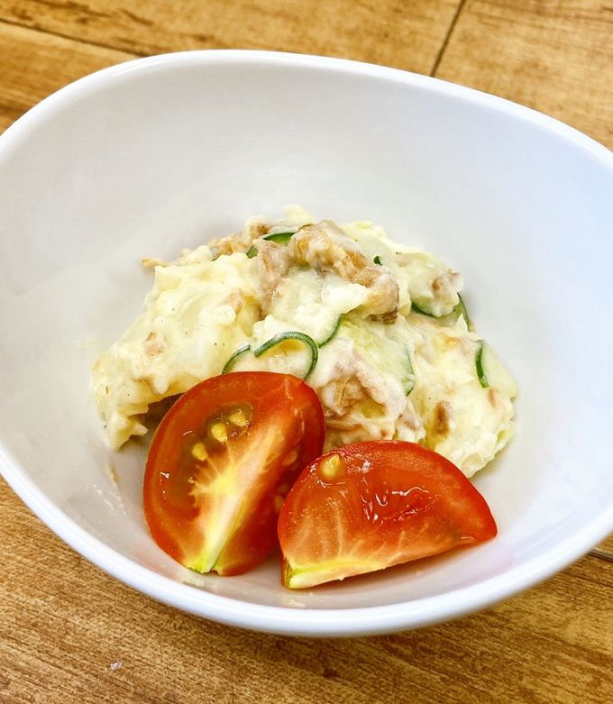 やきとり缶アレンジ ポテトサラダ by 藤枝市保健センター