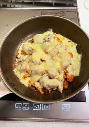 コンセント食材で　濃厚チーズダッカルビ♪-レシピのメイン写真