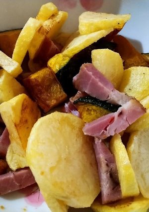 かぼちゃとじゃがいもジャーマンポテト風-レシピのメイン写真