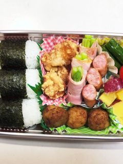 中学生のお弁当(宿泊学習)-レシピのメイン写真