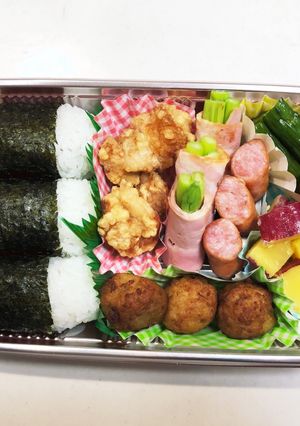 中学生のお弁当（宿泊学習）-レシピのメイン写真