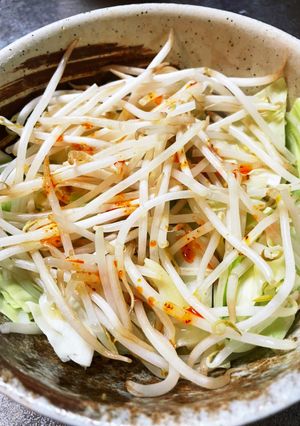 早旨！もやキャベ【家系ラーメンのド定番】-レシピのメイン写真