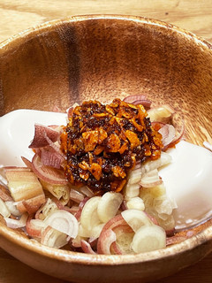 ☆冷奴&茗荷☆食べる辣油が絶妙に美味-レシピのメイン写真