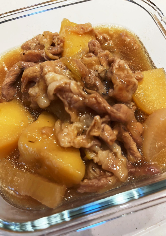 圧力鍋！豚肉と大根じゃがのとろとろ煮-レシピのメイン写真