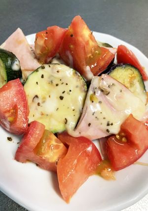 夏野菜のフライパン焼き-レシピのメイン写真