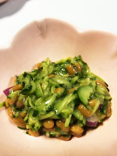 簡単 美味い納豆きゅうり-レシピのメイン写真
