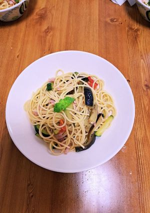 夏野菜の簡単パスタ-レシピのメイン写真