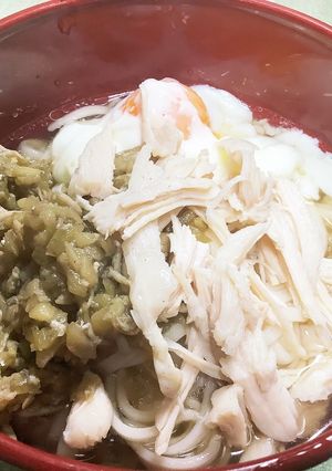 なすジャコのせ冷たいうどん-レシピのメイン写真