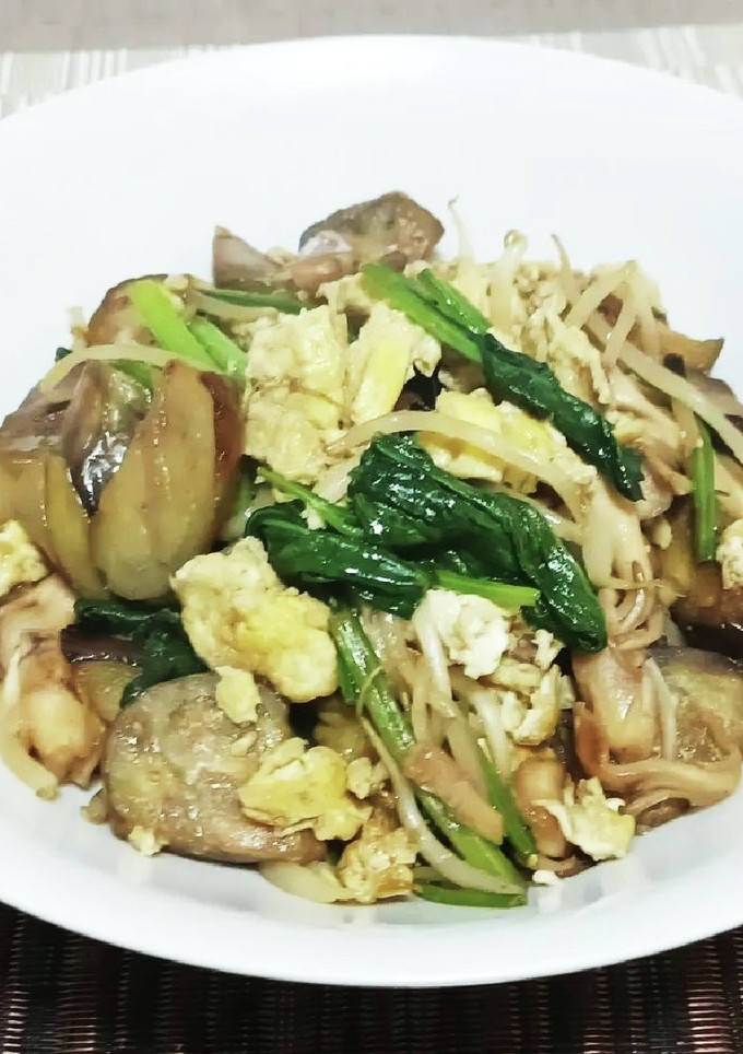 超簡単！野菜とたまごのオイスター炒め！-レシピのメイン写真