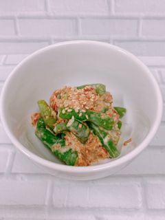 いんげんの梅マヨおかか和え-レシピのメイン写真
