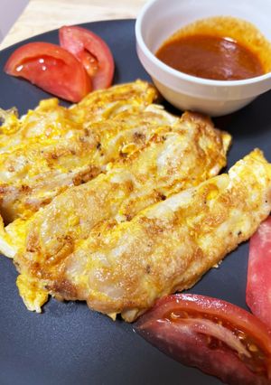 薄切り豚ロースのピカタinクリームチーズ-レシピのメイン写真