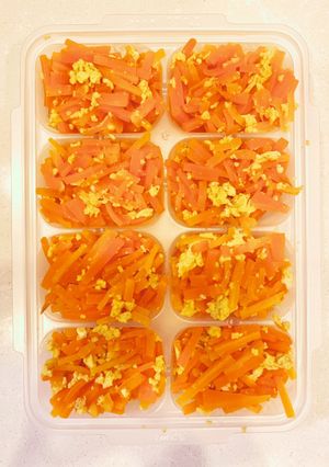 離乳食✨レンジで人参しりしり-レシピのメイン写真