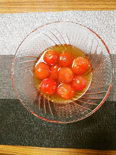 ヨウサマの減塩プチトマトの煮もの-レシピのメイン写真