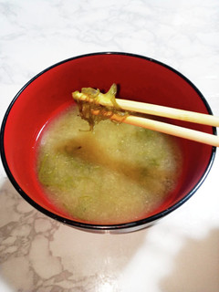 めかぶのお味噌汁(◕ᴗ◕✿)-レシピのメイン写真
