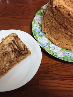 マーブルシフォンケーキ-レシピのメイン写真