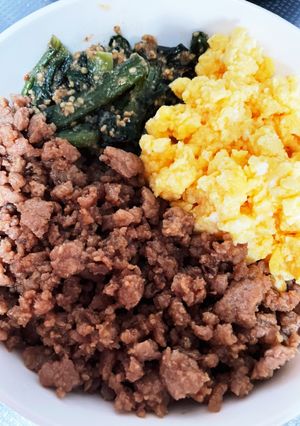 三食丼-レシピのメイン写真
