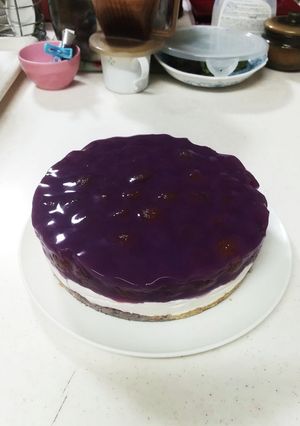 ぶどうのレアチーズケーキ-レシピのメイン写真