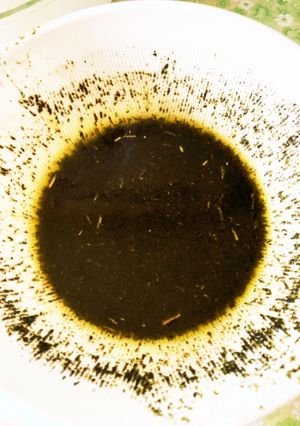 お茶の葉ドレッシング-レシピのメイン写真