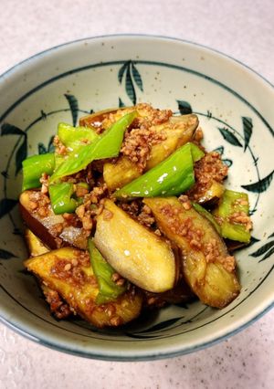 ☼なすとピーマンとひき肉のオイスター炒め-レシピのメイン写真