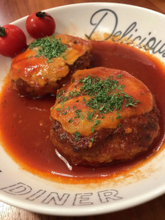 煮込みハンバーグ-レシピのメイン写真