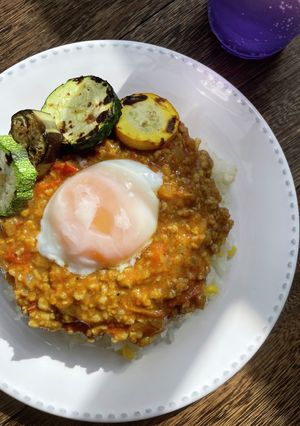 レンジで作るトマト入りキーマカレー-レシピのメイン写真