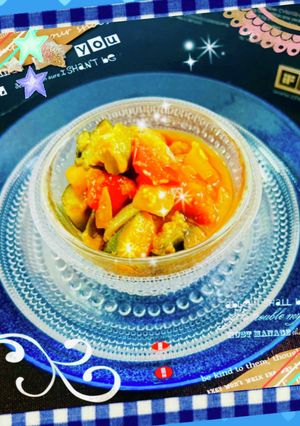ゼロ活力鍋deカレー風味のラタトゥイユ♡-レシピのメイン写真
