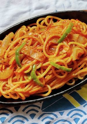 ちょいピリ辛！おとナポリタン♪-レシピのメイン写真