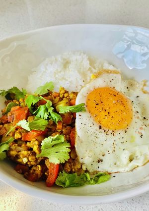 冷蔵庫の残り野菜でドライカレー♪-レシピのメイン写真